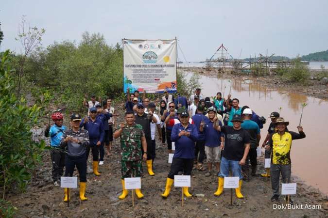 PTBA Tanam 50.000 Bibit Mangrove di Kawasan Ekowisata Cuku Nyi Nyi