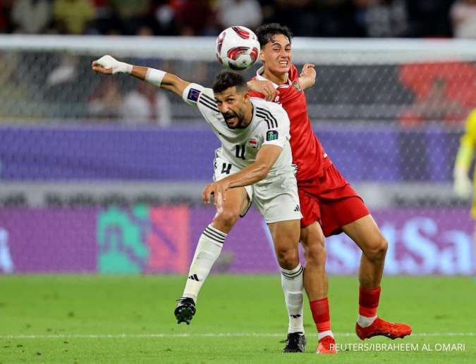 Hasil Pertandingan Piala Asia 2023 Indonesia-Irak, Sementara Indonesia tertinggal 1-0