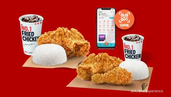 Promo 12.12 KFC 12-13 Desember 2022, Gratis Super Besar 1 via QRIS BNI