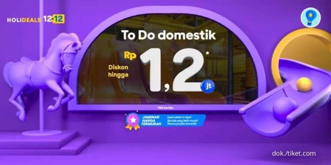 Promo Tiket.com sampai 15 Desember 2022, Nimati Diskon To Do Domestik Rp 1,2 Juta