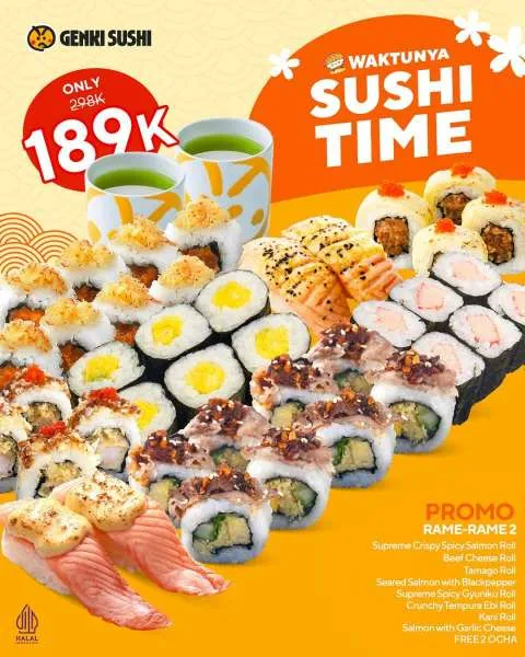 Promo Genki Sushi Rame-Rame 2