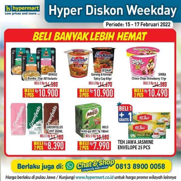 Promo Hypermart 15-17 Februari 2022