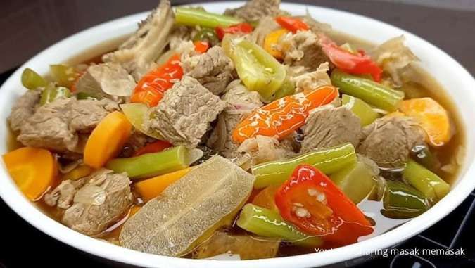 Resep Garang Asem Daging Iga Kambing yang Kaya Akan Kandungan Kolagen