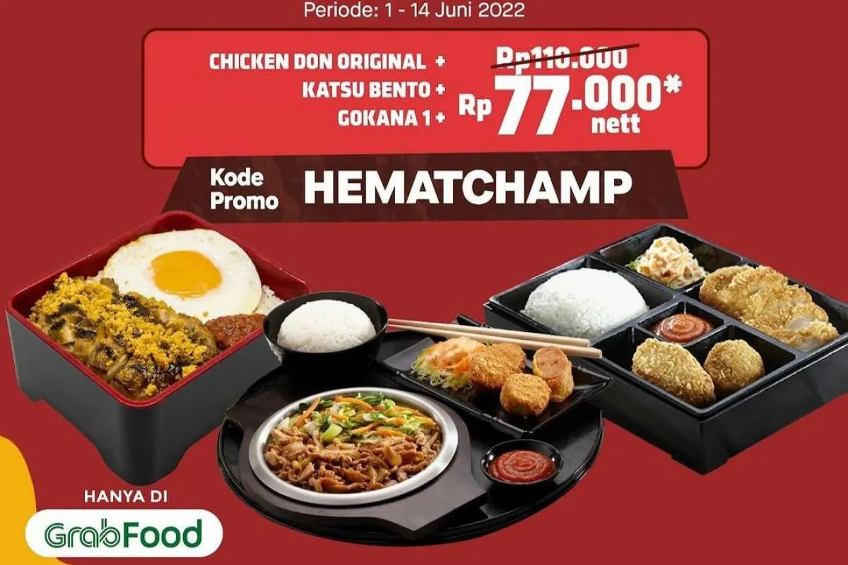 Promo Gokana 1-14 Juni 2022, Triple Puas Isi 3 Menu Nasi Lebih Hemat via GrabFood