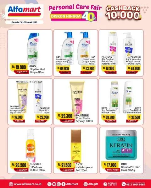 Promo Alfamart Personal Care Fair Periode 16-31 Maret 2025