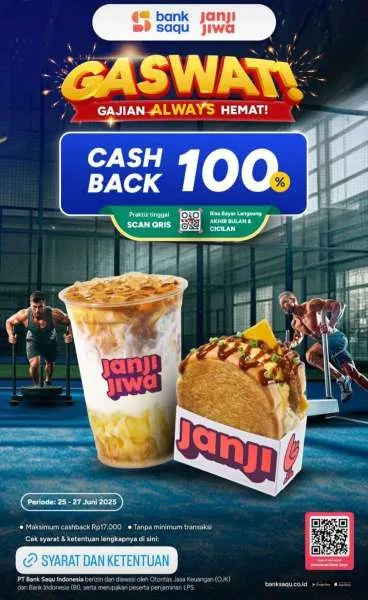 Promo Bank Saqu Gaswat dengan Janji Jiwa