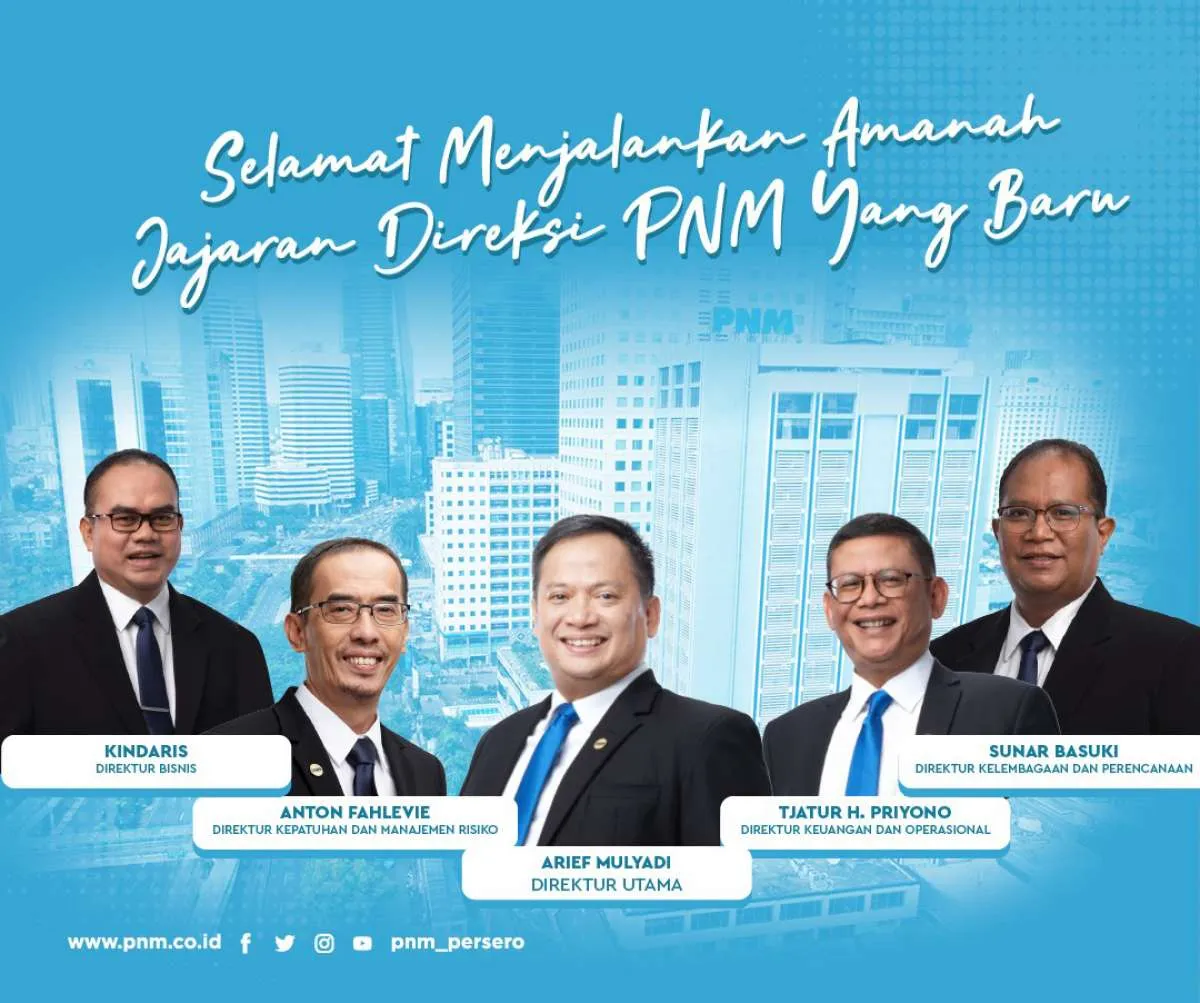Ada perubahan nomenklatur, berikut daftar direksi baru PNM