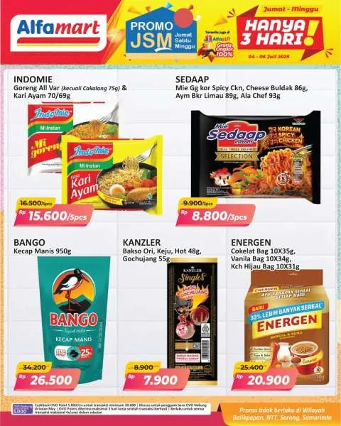 Promo JSM Alfamart Periode 4-6 Juli 2025