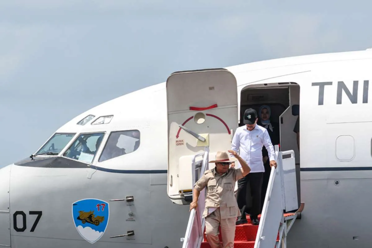 Tiba di Natuna, Menhan langsung gelar rapat tertutup dengan Menkes