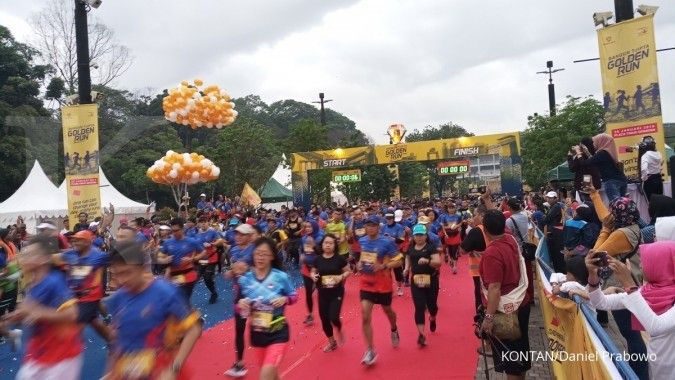Ribuan pelari ramaikan lomba lari Bangun Tjipta Golden Run 2019 