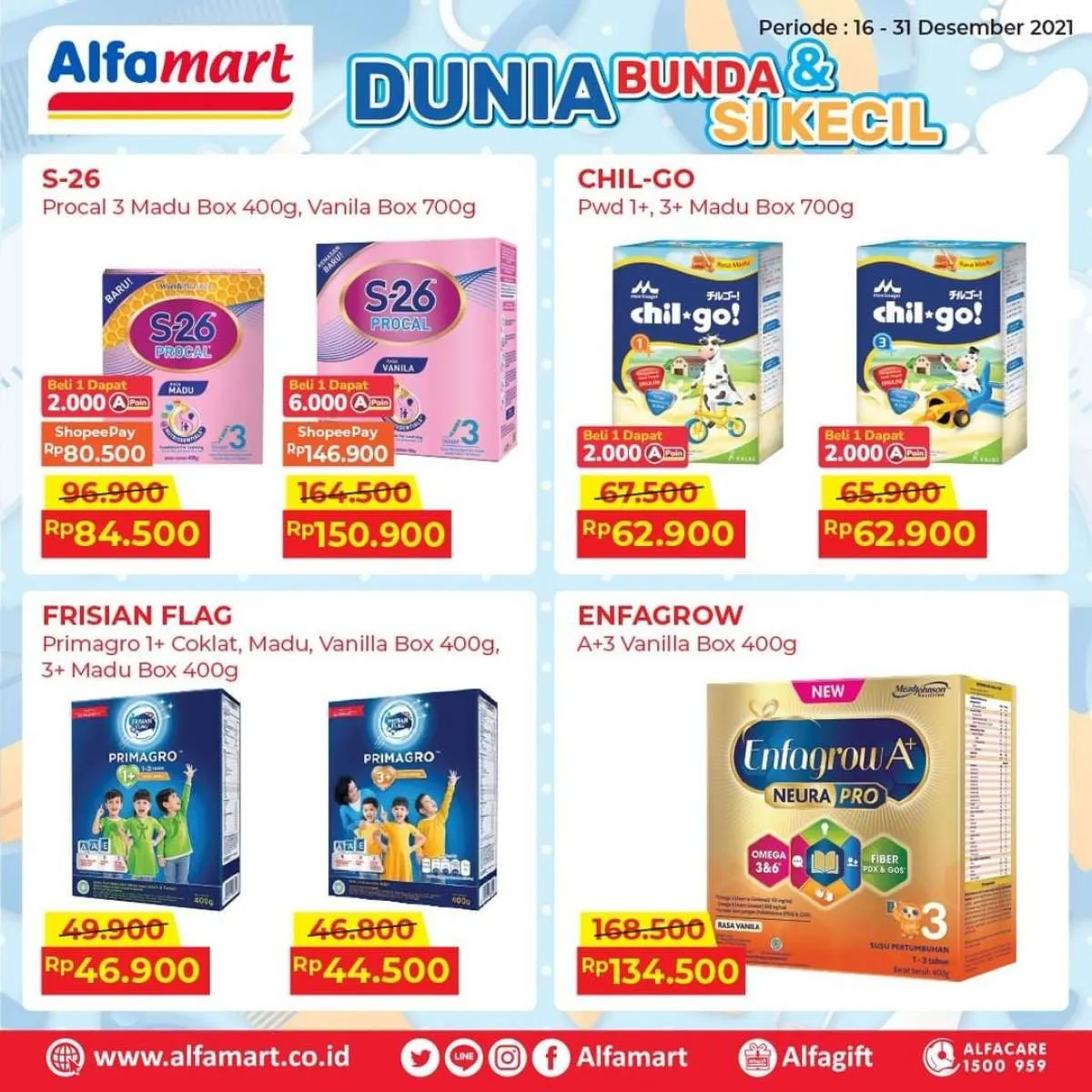 Manfaatkan Promo Alfamart (22/12) untuk Belanja Hemat Susu Anak dan Makanan Bayi