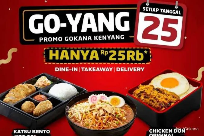 Promo Gokana 25 Juni 2022, Setiap Tanggal 25 Ada Paket Goyang 25 Rp 25.000