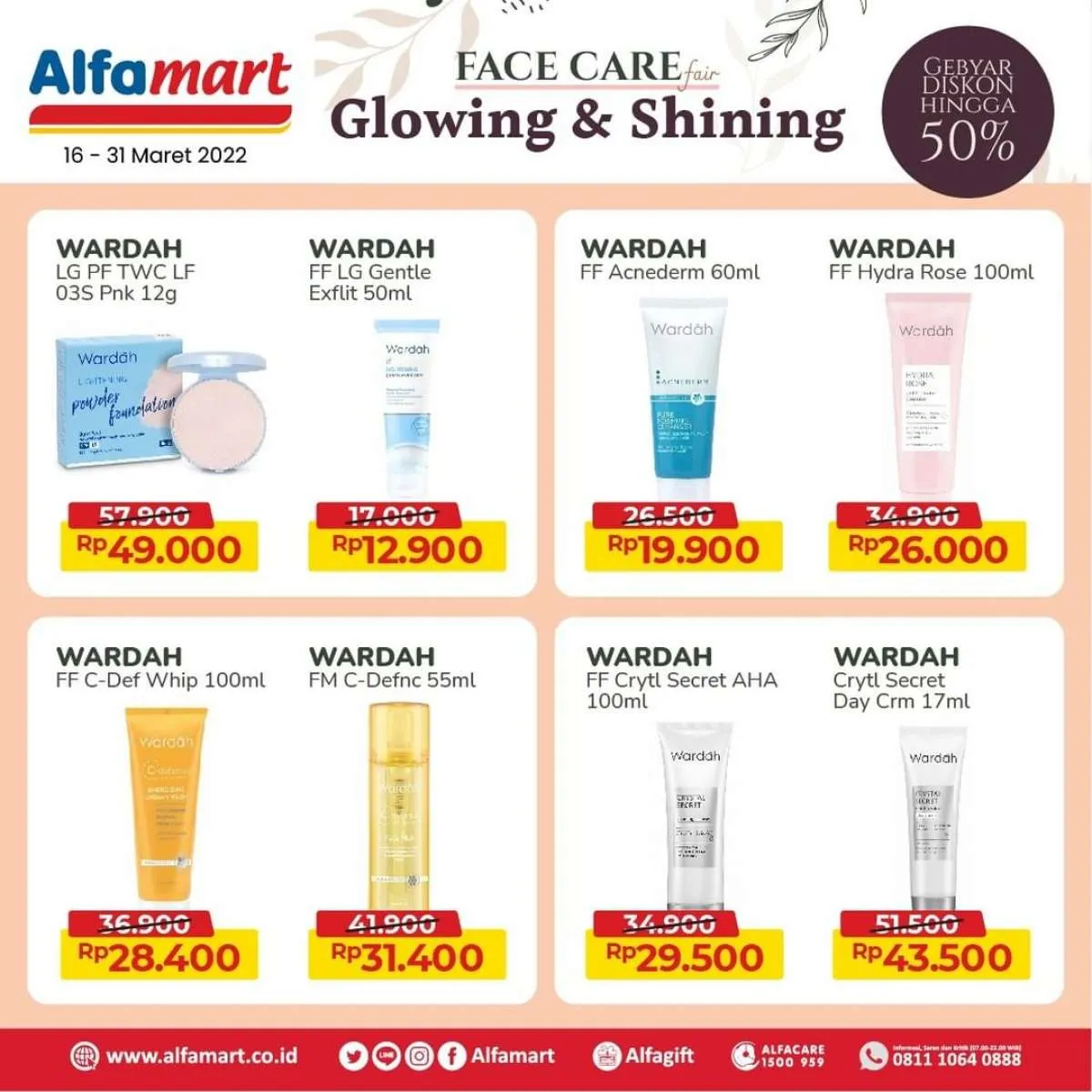 Promo Alfamart, Aneka Skincare Wajah Diskon Hingga 50% hingga Akhir Maret