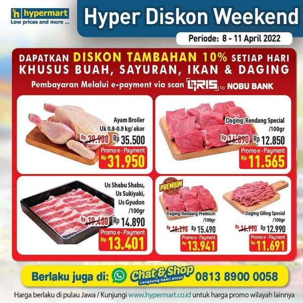 Promo JSM Hypermart 8-11 April 2022, Hyper Diskon Weekend Terbaru