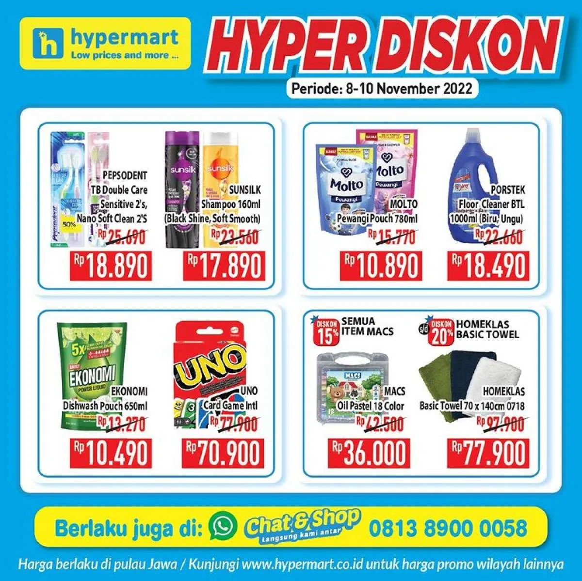 Katalog Promo Hypermart Hyper Diskon Weekday Periode 8-10 November 2022