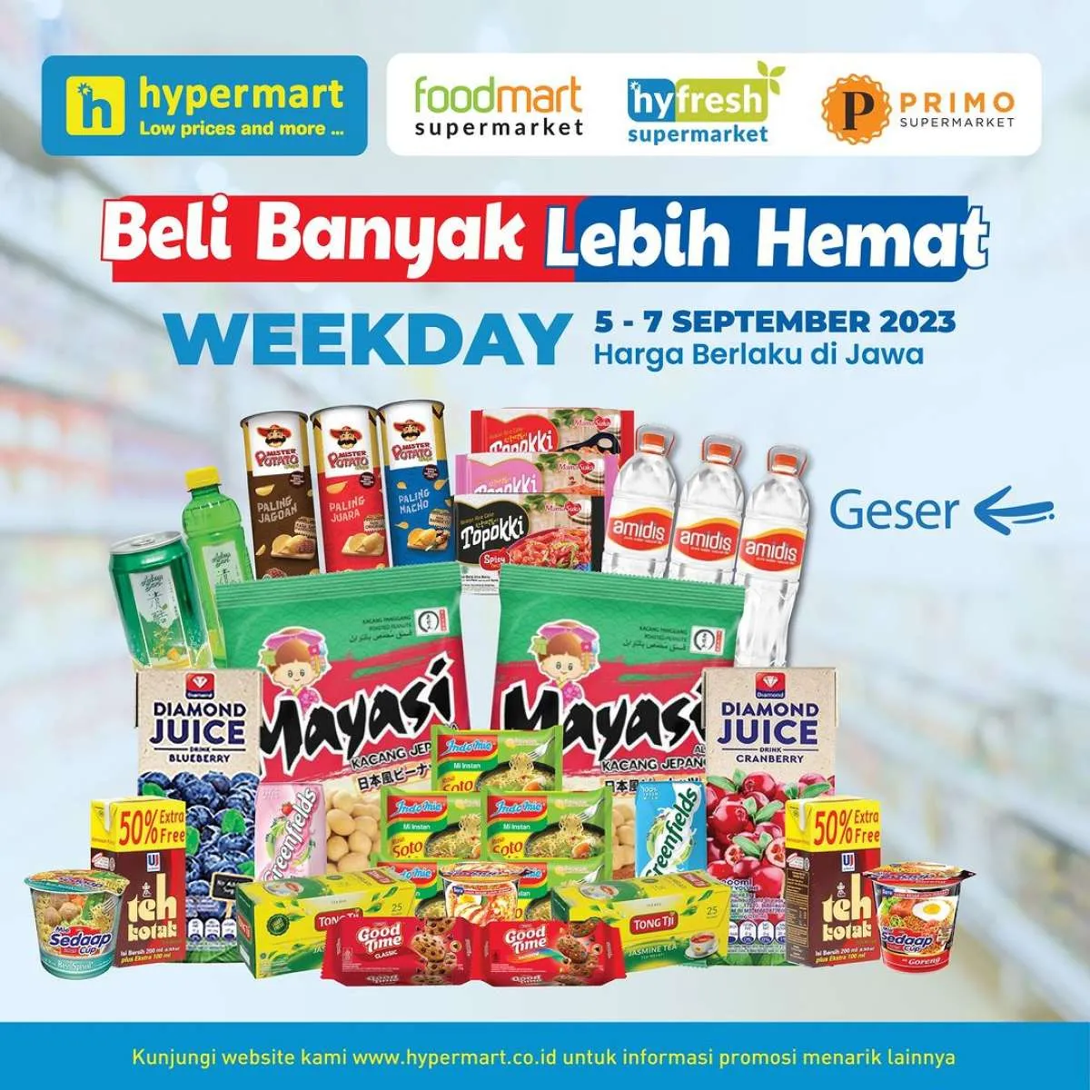 Promo Hypermart Beli Banyak Lebih Hemat 5-7 September 2023, Cek Promo Beli 2 Gratis 1