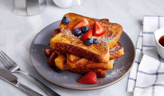 Resep French Toast untuk Sarapan Bergizi di Pagi Hari