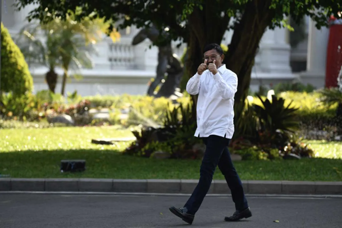 Johnny Plate datang ke Istana jadi calon menteri ketiga Nasdem