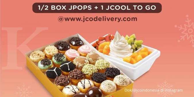 Promo J.CO mingguan 29 November-5 Desember 2021, Jpops + Jcool dengan harga spesial