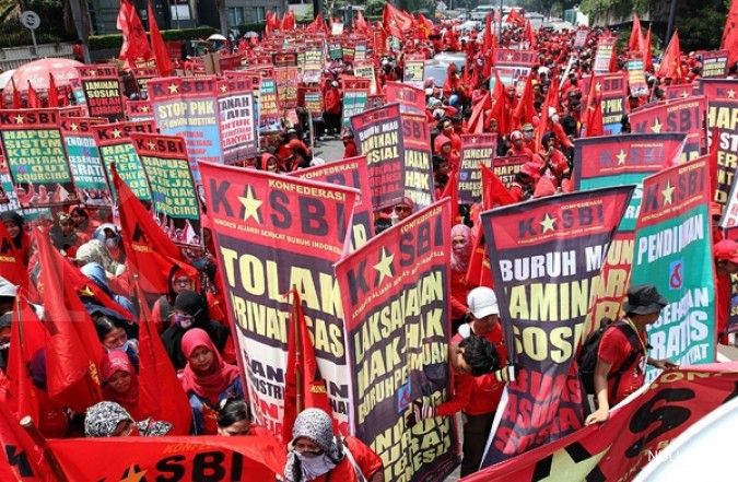 Buruh: Kenaikan UMP Jakarta 10%, tidak masuk akal