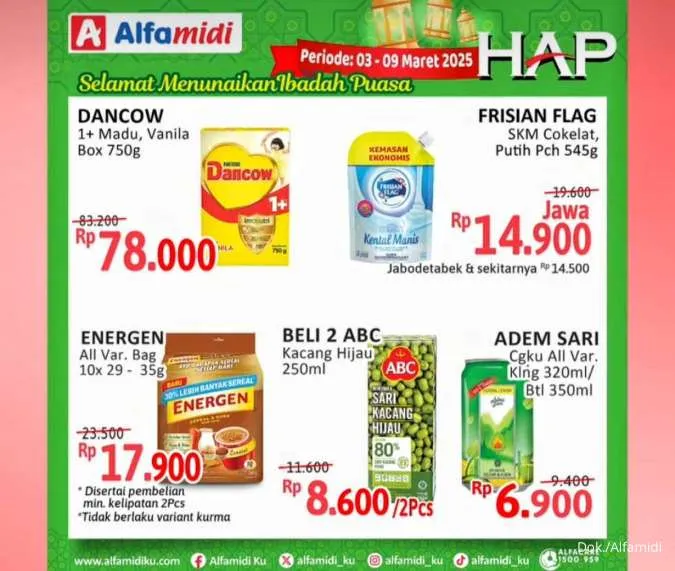 Promo Alfamidi Hemat Satu Pekan Periode 3-9 Maret 2025