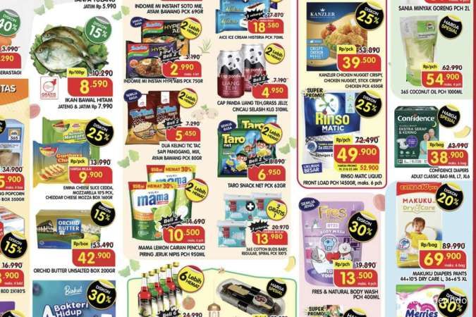 Promo Superindo Weekday 19-22 Januari 2026, Kiwi Green-Anggur Red Globe Diskon 40%