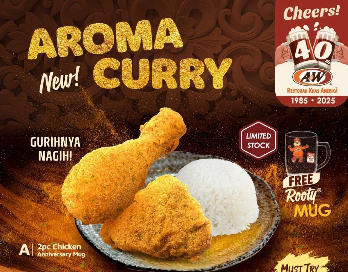 New! Promo A&W Aroma Curry Paket Hemat Plus Gratis Rooty Mug, Persediaan Terbatas