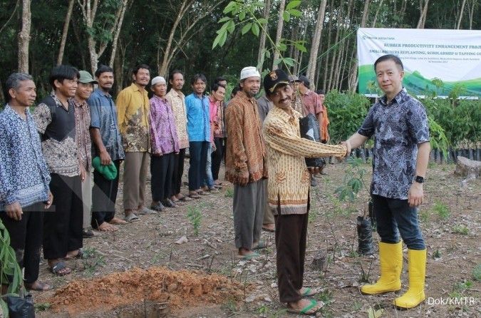 Kirana Megatara genjot kerja sama petani karet binaan