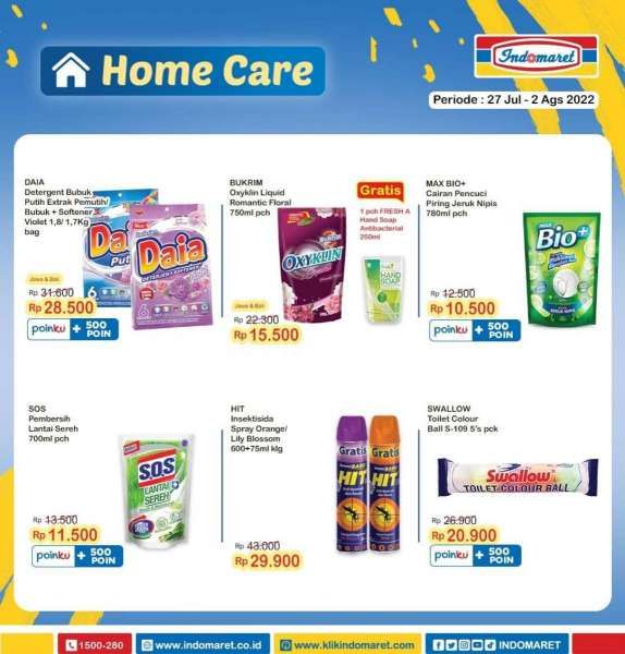 Belanja dengan lebih terjangkau di promo Indomaret super hemat mingguan terbaru pada bulan Juli tahun 2022 ini. 