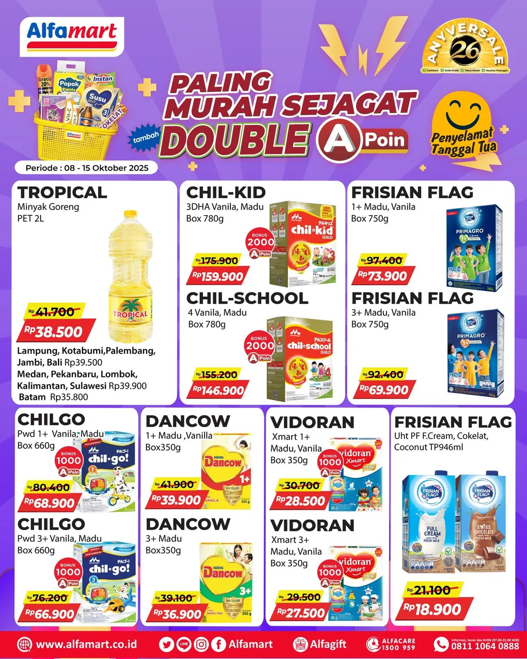 Promo Alfamart Paling Murah Sejagat Periode 8-15 Oktober 2025
