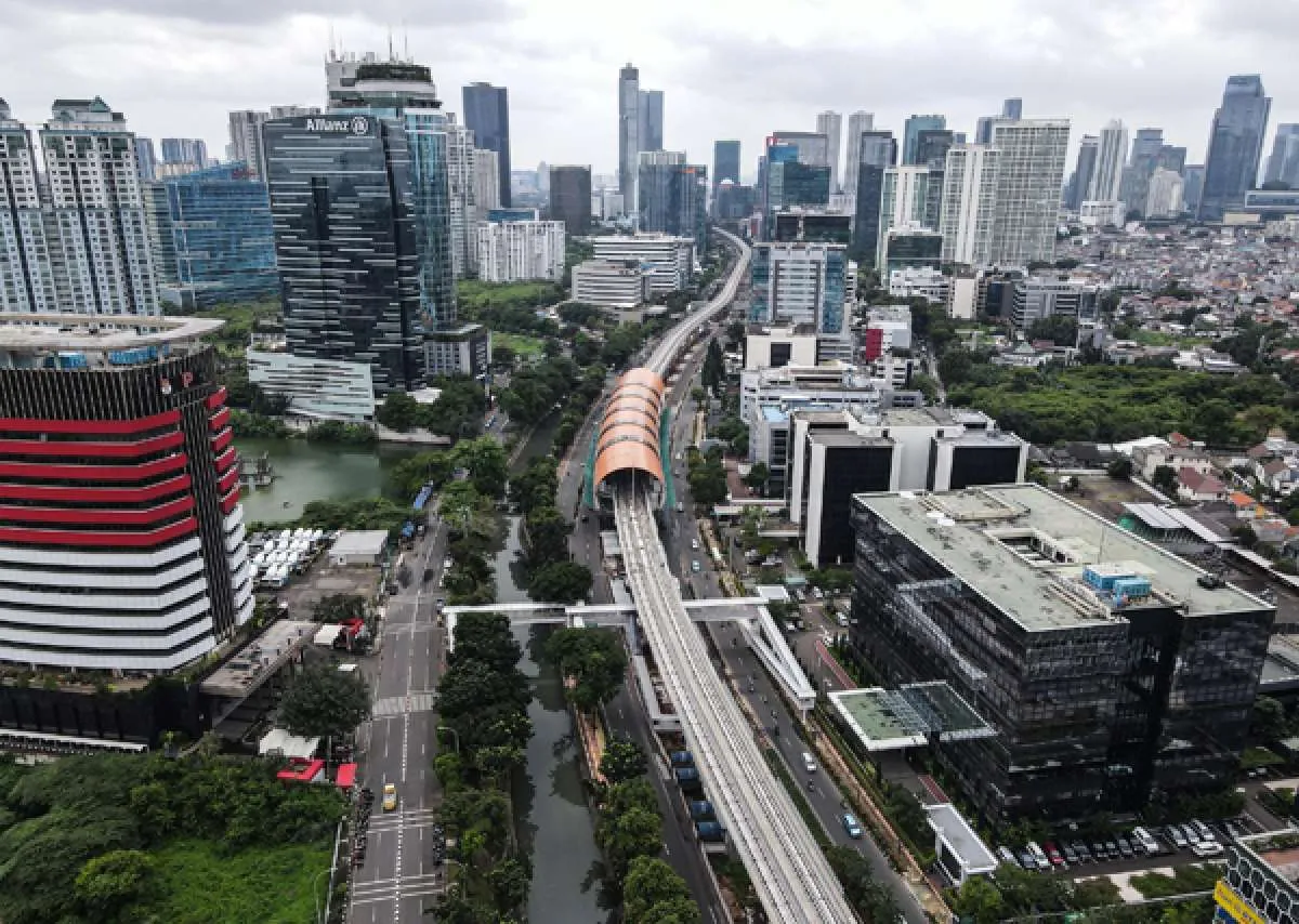 Hasil monitoring Kemenkeu, pembangunan LRT Jabodebek telah mencapai 73%