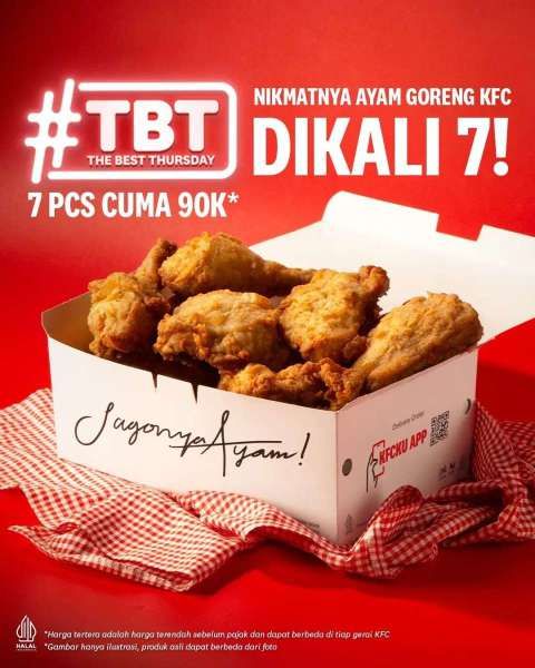 Promo KFC The Best Thursday Maret 2023, Rekomendasi Bukber Bareng Teman