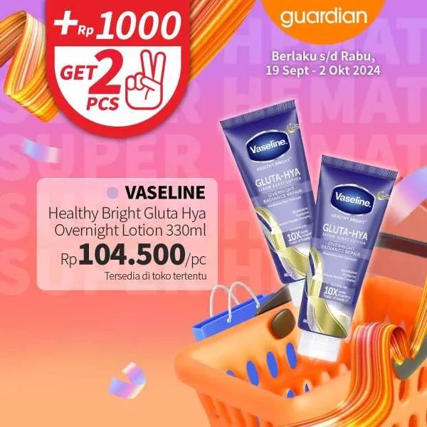 Promo Guardian Super Hemat Periode 19 September-2 Oktober 2024
