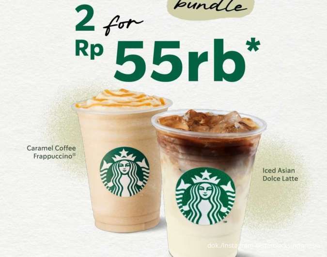 Promo Starbucks Hari Ini 19 Januari, Nikmati 2 Kopi Favorit Hanya Rp 55 Ribu 