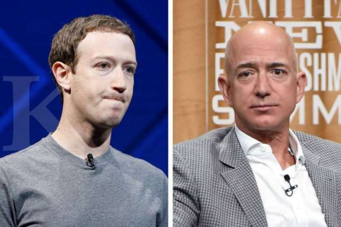 Zuckerberg Kehilangan US$ 29 Miliar, Sementara Bezos akan Mengantongi US$ 20 Miliar