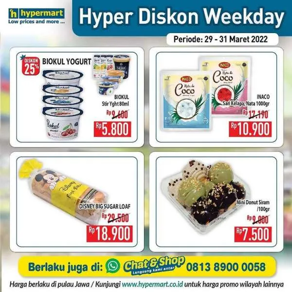 Promo Hypermart Terbaru Mulai 29-31 Maret 2022