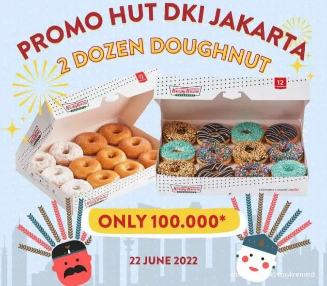 Promo Krispy Kreme HUT Jakarta ke-495