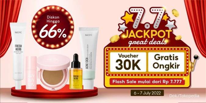Promo Nacific 7.7 Periode 6-7 Juli 2022, Diskon s/d 66% untuk Belanja Skincare Korea