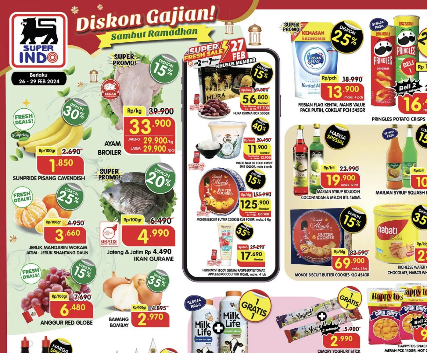 Promo Superindo Weekday Spesial Gajian Periode 26-29 Februari 2024