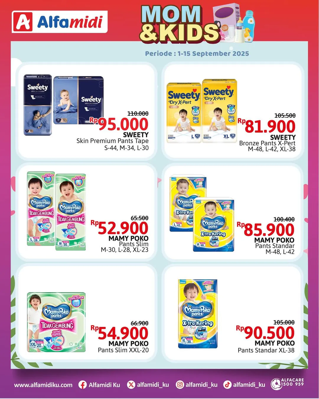 Promo Alfamidi Mom & Kids Periode 1-15 September 2025
