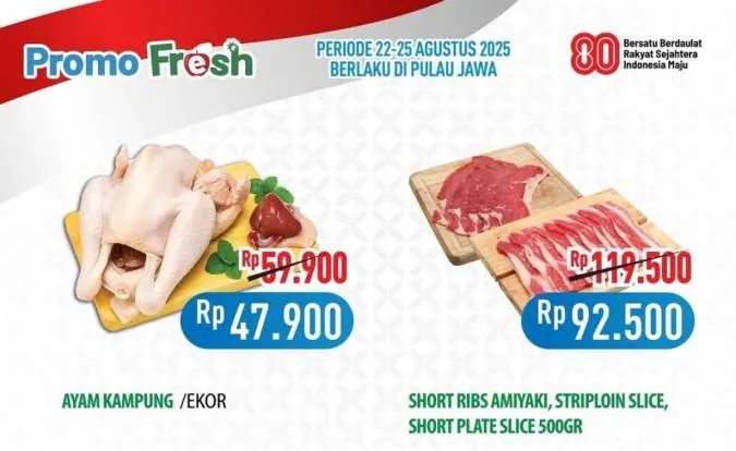  Katalog Promo JSM Hypermart 22-25 Agustus 2025, Daging Slice Diskon Rp 27.000