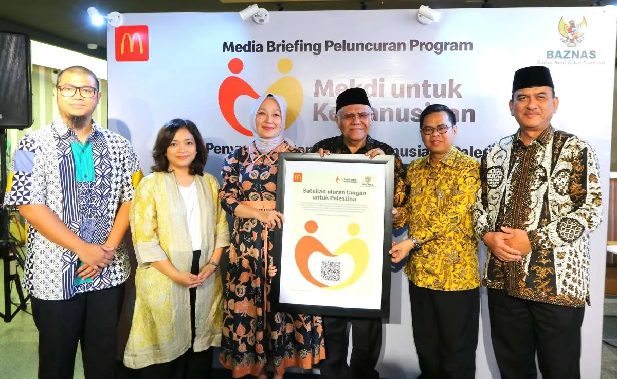 PT Rekso Nasional Food Luncurkan Program Mekdi untuk Kemanusiaan Bersama BAZNAS