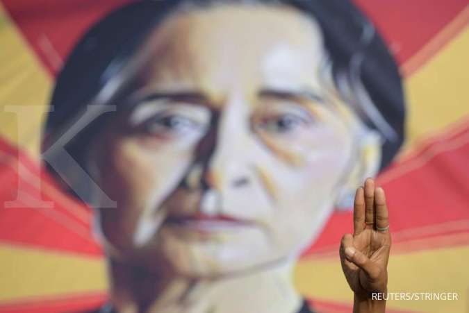Aung San Suu Kyi dijebloskan ke penjara selama 4 tahun