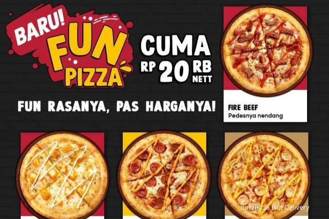 Promo Menu Baru Pizza Hut Delivery 2022, Fun Pizza Serba Rp 20.000