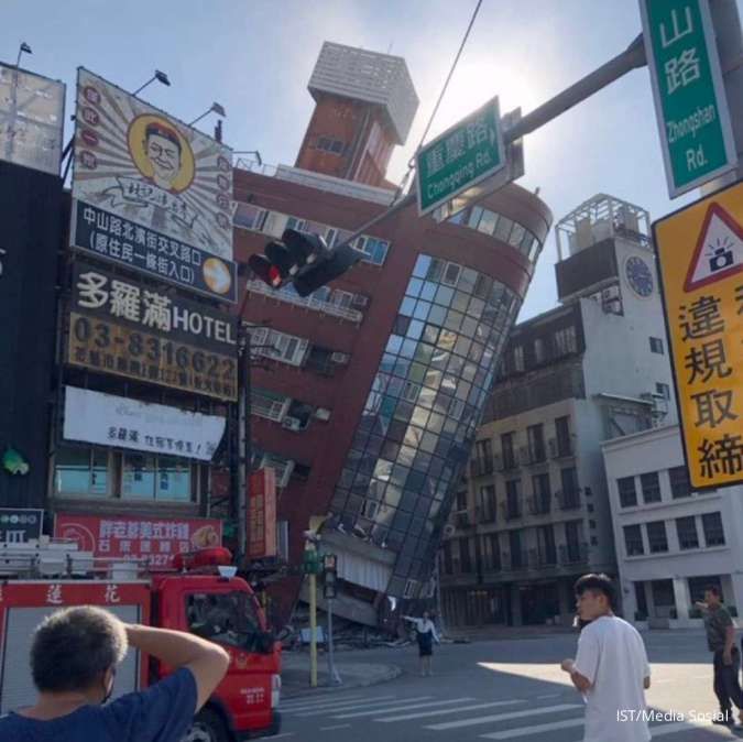 Taipei Dilanda Gempa Berkekuatan Magnitudo 7,2