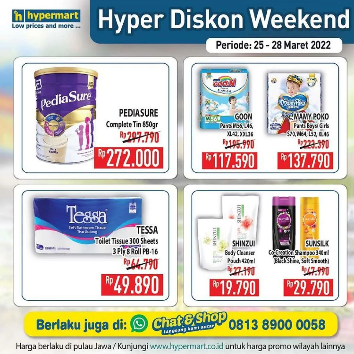 Katalog Promo Hypermart Hyper Diskon Weekend Periode 25-28 Maret 2022