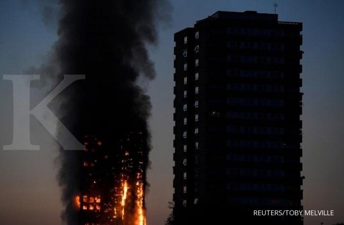 Ada korban jiwa di kebakaran Grenfall Tower London