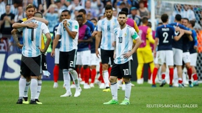 Lionel Messi gagal bawa Argentina melaju ke perempat final Piala Dunia