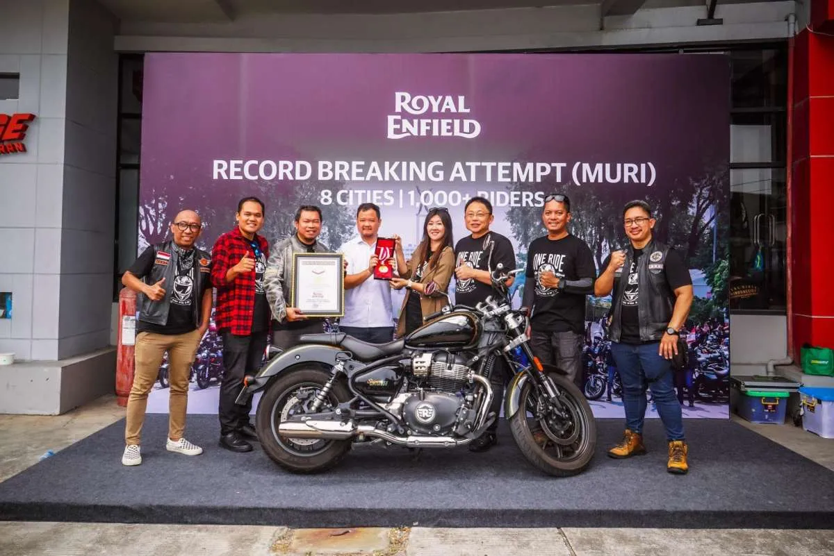 Royal Enfield Indonesia Cetak Rekor MURI, One Ride 2024 Peserta Terbanyak dari 8 Kota
