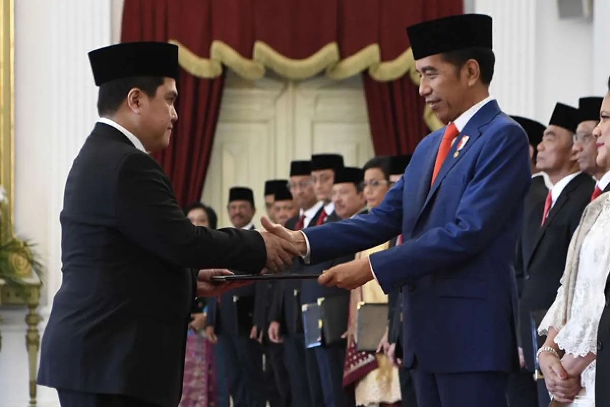 Menteri BUMN Erick Thohir angkat empat stafsus